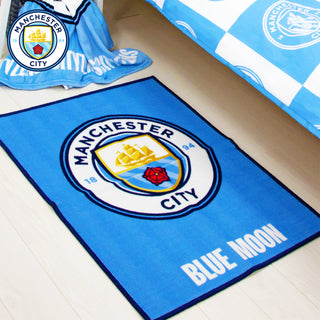 Manchester City Rug - Blue Moon Design - 70x90 cm