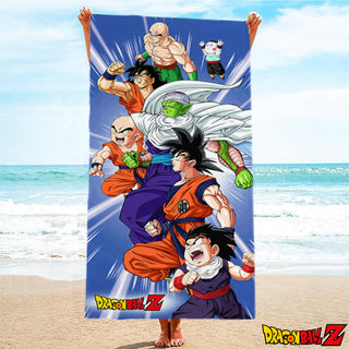 Dragon Ball Z Towel - Heroes Design - 100% Cotton - 140 x 70cm