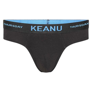 Keanu Boys 7 Pack Slip Briefs - Days of The Week Design - 100% Cotton