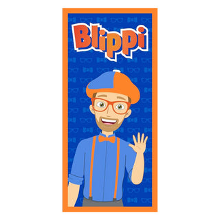 Blippi Beach Towel - Blippi Design - 100% Cotton - 140 x 70cm