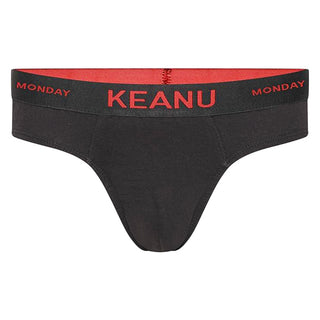Keanu Boys 7 Pack Slip Briefs - Days of The Week Design - 100% Cotton