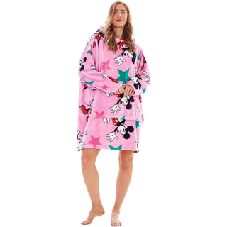 Disney Ladies Oversized Hoodie - Mickey Mouse Design