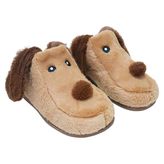 K Collection Ladies Slippers - 3D Dog Design