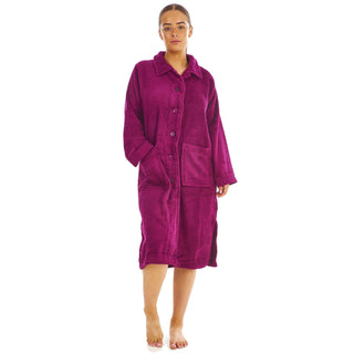 Keanu Ladies Button Down Towel - 100% Cotton - Available In Multiple Colours