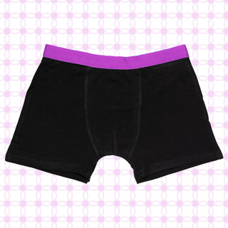 Keanu Pack of 6 Boys Boxer Trunks - Multi Colourful Band Design - Cotton Blend