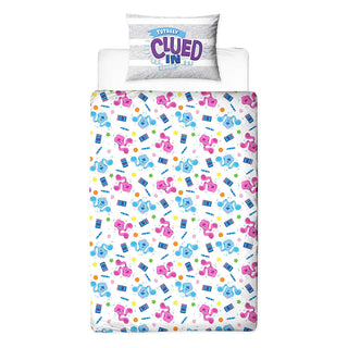 Blues Clues Reversible Duvet Set - Blue Design - Single