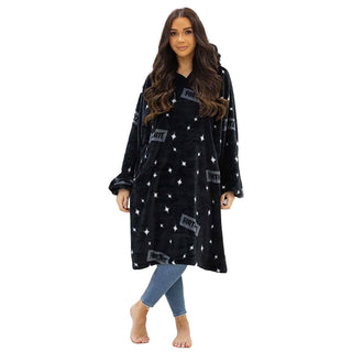 Fortnite Kids Fleece Oversized Hoodie - Icons Design - Super Soft Sherpa