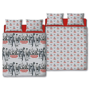 Stranger Things Reversible Duvet Set - Dark Side Design - Single and Double