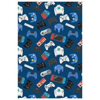 Gamer Fleece Blanket - Gaming Controller Design - 100% Polyester - 100 x 150cm