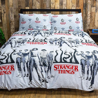 Stranger Things Reversible Duvet Set - Dark Side Design - Single and Double