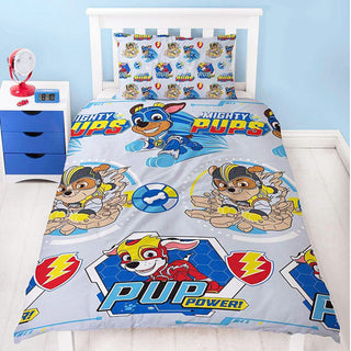 Paw Patrol Reversible Duvet Set - Super Pups Design - Single