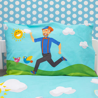 Blippi Reversible Duvet Set - Digger Design - Junior