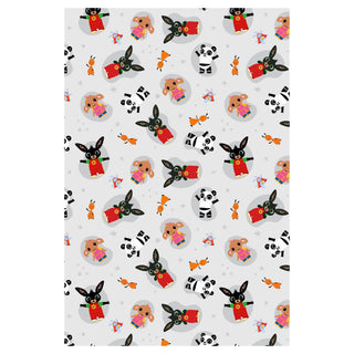 Bunny Hoppity Voosh Fleece Throw Blanket- 100% Polyester - 100 x 150cm