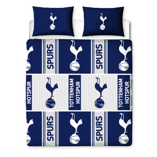 Tottenham Hotspur Reversible Duvet Set - Spurs Crest Emblem Design - Single/Double