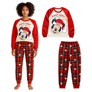 Minnie Mouse Women's Christmas Pyjama Se - Always Merry and Bright - Sizes 8 to 22