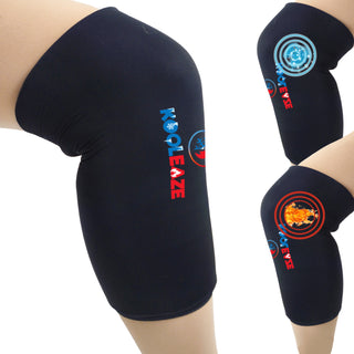 KOOLEAZE Reusable Gel Ice Pack Sleeves for Hot and Cold Therapy - Knee Sleeve
