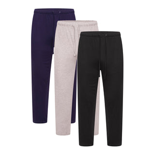 Keanu Mens Pack of 3 Lounge Pants - Cotton Rich - Available in 3 colours