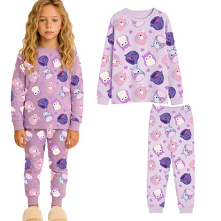 Squishmallows Girls Pyjamas Set - All Over Print - 4 to 12 Years