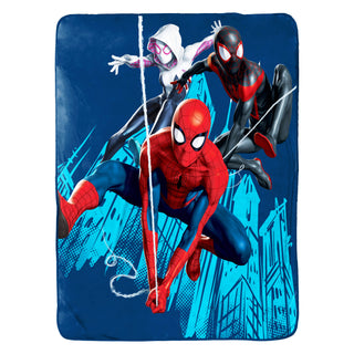 Marvel Soft Plush Throw Blanket - Spiderman Design - 100% Polyester - 100 x 150cm