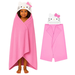 Hello Kitty Kids Hooded Wrap Blanket - Size 120x150cm