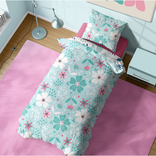 K Collection 'Floral' Rotary Duvet Set