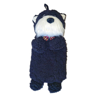 K Collection 3D Novelty Hot Water Bottle With Removable Cover -  750 ML Capacity - Scottie Dog Design