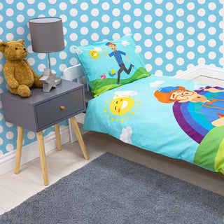 Blippi Reversible Duvet Set - Digger Design - Junior