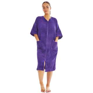 Keanu Ladies Zip Down Towel - 100% Cotton - Available In Multiple Colours