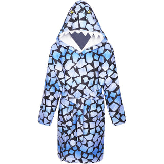 Keanu Kids Bath Robe - Raptor Head Design - 100% Cotton - Ages 3-13 Years