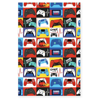 Gamer Fleece Blanket - Gaming Controller Levels Design - 100% Polyester - 100 x 150cm