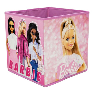 Barbie Storage Boxes - 2 Pack Foldable Storage Cubes - 30cm x 30cm x 30cm