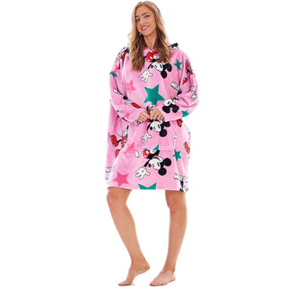 Disney Ladies Oversized Hoodie - Mickey Mouse Design