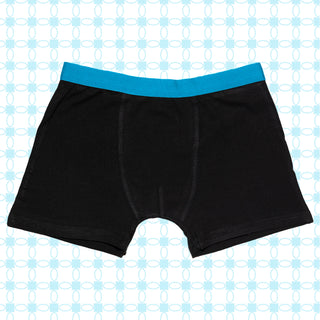 Keanu Pack of 6 Boys Boxer Trunks - Multi Colourful Band Design - Cotton Blend