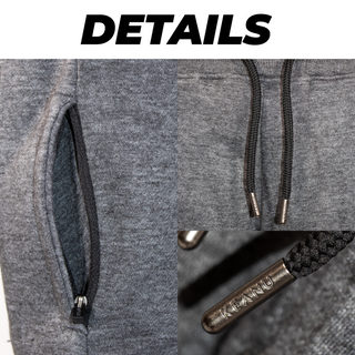Keanu 2 Pack Mens Regular Fit Shorts - Charcoal/Light Grey