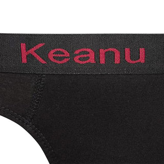 Keanu Mens 6 Pack Slip Briefs - Assorted Colour Band Design - 100% Cotton