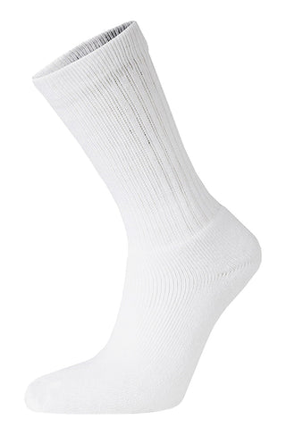 Mens 12 Pack Cotton Rich Sport Socks Work Socks Big Foot - Black and White (UK 12-14)