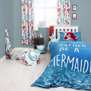 Disney Reversible Duvet Set - My Little Mermaid Design - Single