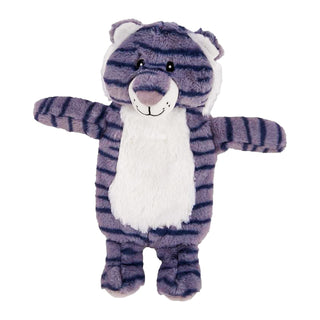 K Collection 3D Novelty Hot Water Bottle With Removable Cover -  750 ML Capacity - Grey Tiger Design