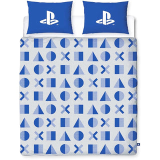 Playstation Reversible Duvet Set - Controller Icons Design - Single and Double