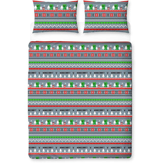 Minecraft Reversible Duvet Set - Christmas Design - Double