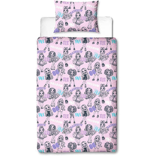Rainbow High Reversible Duvet Set - Shadow High Dolls Design - Single