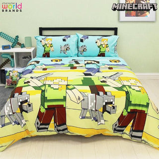 Minecraft Reversible Duvet Set - Adventures Design - Double