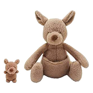 K Collection 3D Novelty Hot Water Bottle With Removable Cover -  750 ML Capacity - 2 Pack Kangaroo Design