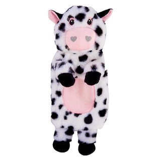 K Collection 3D Novelty Hot Water Bottle With Removable Cover -  750 ML Capacity - Cow Design