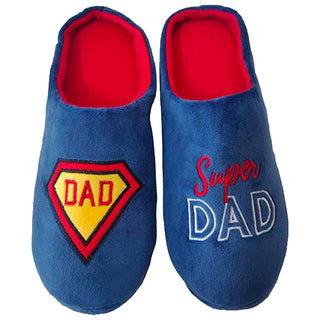 Keanu Mens Slippers - Super Dad Design - Slip On Mule - Perfect for Fathers Day
