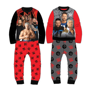 WWE 2 Pack Kids Pyjamas - Wrestlers Designs - 100% Cotton - 5 to 14 Years