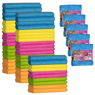 Microfibre Cleaning Cloth – XL Size – 40 x 40cm - Multifunctional Reusable Cleaning Cloths – Available in Packs of 50s