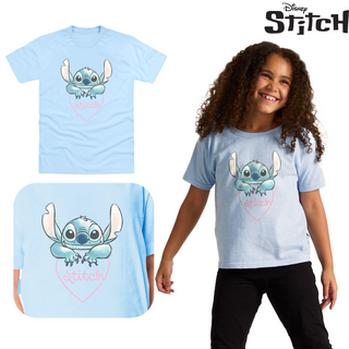 Stitch 3 Pack Kids T-Shirts - Stitch & Angel Designs - 100% Cotton