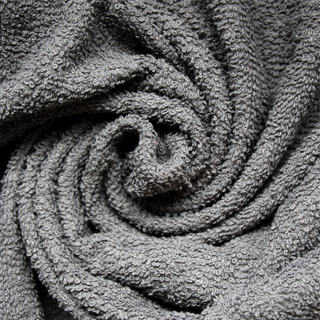 K Collection 10 Piece Egyptian Cotton Towel Set - 100% Cotton -  4 x Face, 4 x Face & 2 x Bath - Charcoal Design
