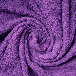 K Collection 10 Piece Egyptian Cotton Towel Set - 100% Cotton -  4 x Face, 4 x Face & 2 x Bath - Purple Design